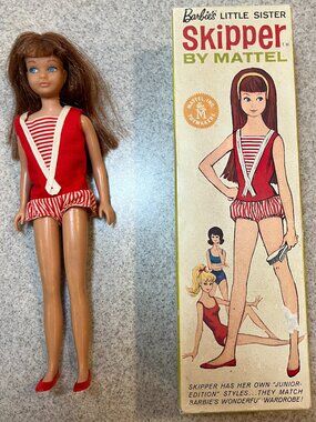 Mattel Skipper doll, sister to Barbie